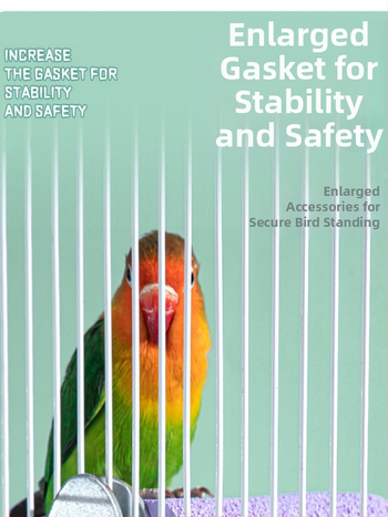 Στήριγμα παπαγάλου με ράβδο – τίγερ-τυπικό cockatiel παιχνίδι, ανθεκτικό στο δάγκωμα και στο λιμάρισμα των ράφων και νυχιών, ματ φινίρισμα