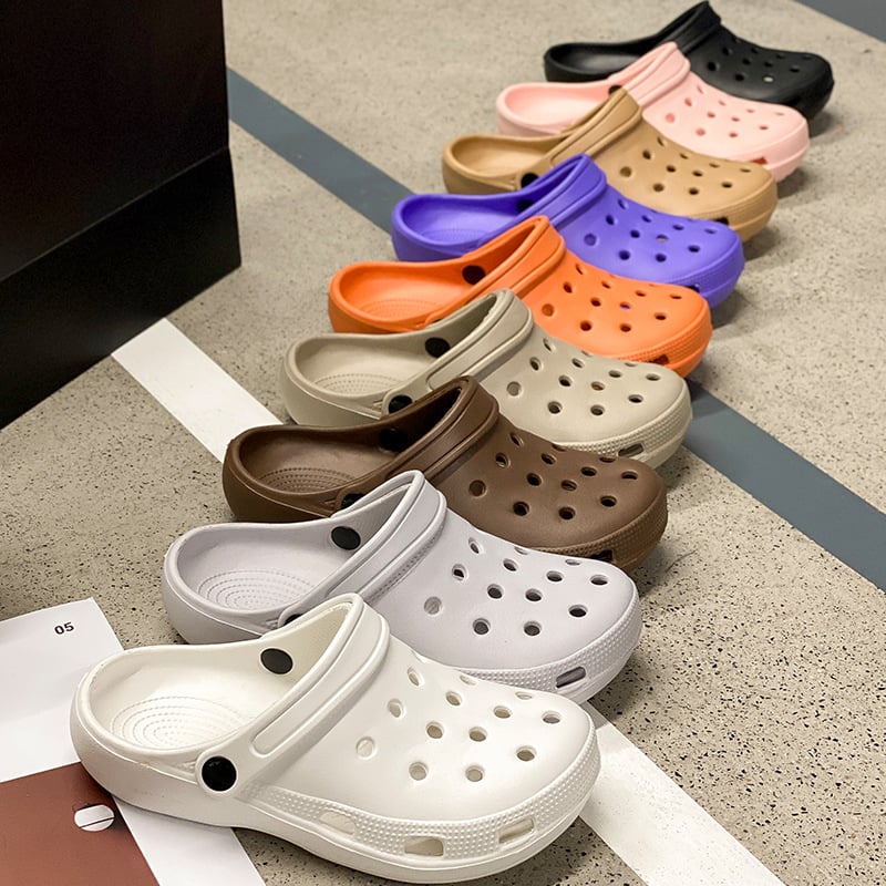 Moterų vandeniui atsparios EVA sandalės su stora padas 1,5–3,5 cm, neslystančios, injekcinio liejimo technologija