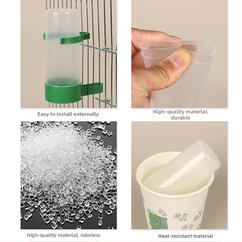 Αυτόματος διανομέας νερού για πτηνά και παπαγάλους – αντιπιτσιλιστικό σχέδιο, πλαστικό, μη εισαγόμενο