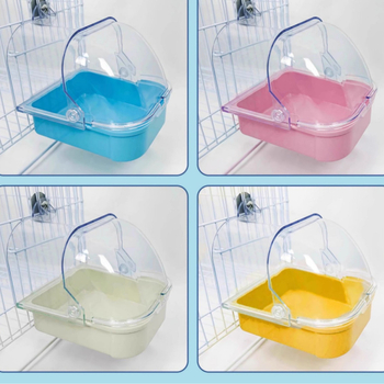 Κουτί τροφοδοσίας παπαγάλου με αντιδιαρροϊκό σχεδιασμό, διαχωρισμό κελύφων σπόρων, μπολ κλουβιού και βάσης νερού, αυτόματος τροφοδότης