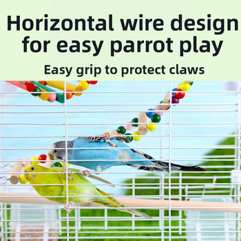 Κλουβί παπαγάλων σε στυλ βίλας, μεταλλική κατασκευή, μάρκα Running Around, κατάλληλο για πουλιά