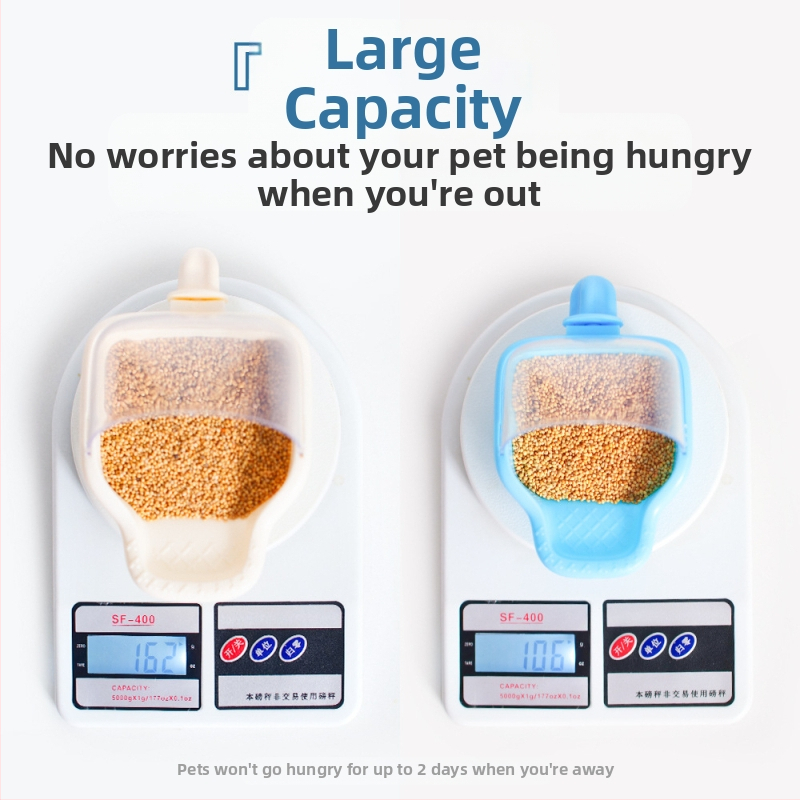 Автоматичен хранилник за папагали, пластмасова кутия за храна, пакет 50 бр., марка Weibi, подходящ за аквариум, антиразпръскваща хранилна чаша