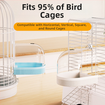 Λεκάνη Μπάνιου Πουλιών Για Παπαγάλους Και Μικρά Πουλιά – Μοτίβο Τίγρης-Πιόν, Στυλ Μαύρος Φοίνικας