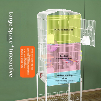 Μεταλλικό κλουβί για μικρά ζώα – αντιδιαφυγής, πολυτελής σχεδιασμός ντουλαπιού