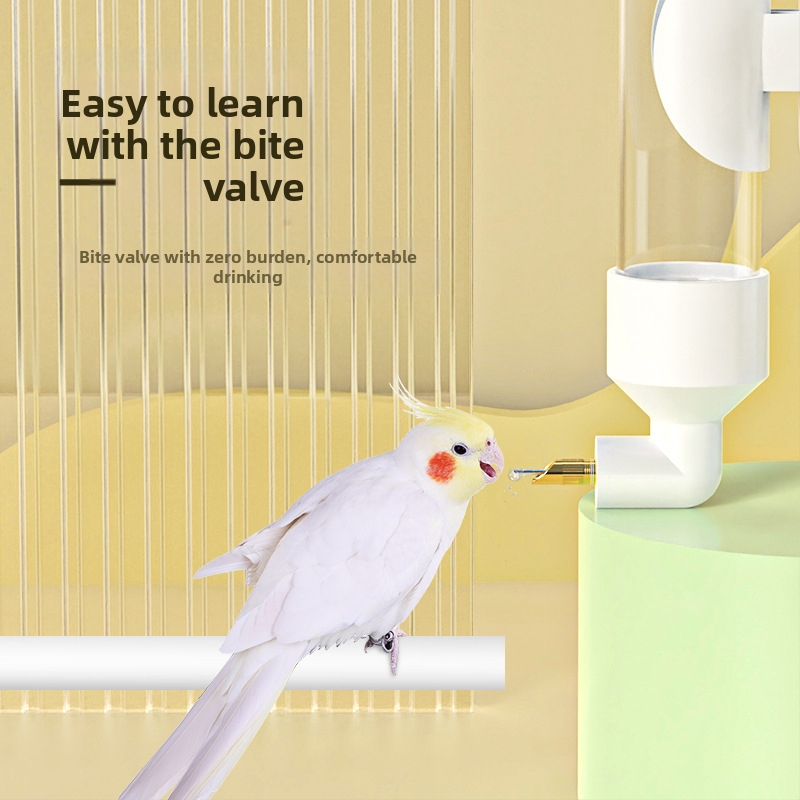 Птича автоматична поилка - пластмасова, марка Weibi, кутия 50 броя, подходяща за аквариум