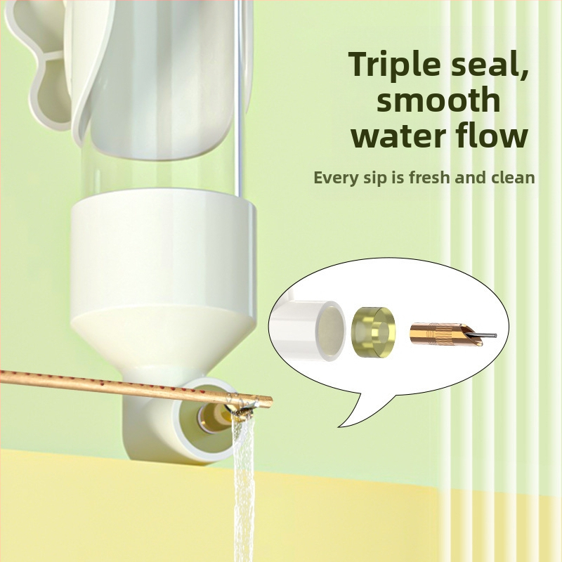 Птича автоматична поилка - пластмасова, марка Weibi, кутия 50 броя, подходяща за аквариум