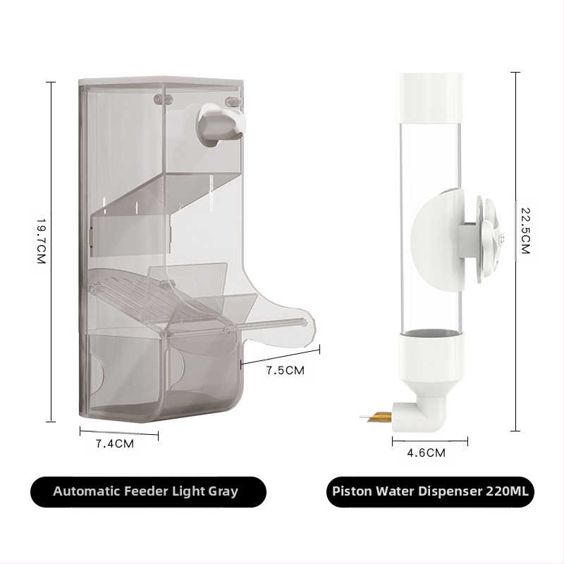 Putnu automātā ūdens padeve - Plastmasa, Weibi zīmols, 50 gab. iepakojumā, piemērots akvārijam