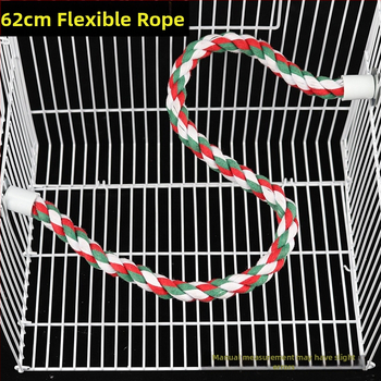 Παιχνίδι για παπαγάλους — διαδραστικό σκάλωμα με σχοινί από μεταλλικό καλώδιο, υλικό: μεταλλικό καλώδιο, μάρκα: Gatoo Forest, κατάλληλο για όλα τα είδη πτηνών.