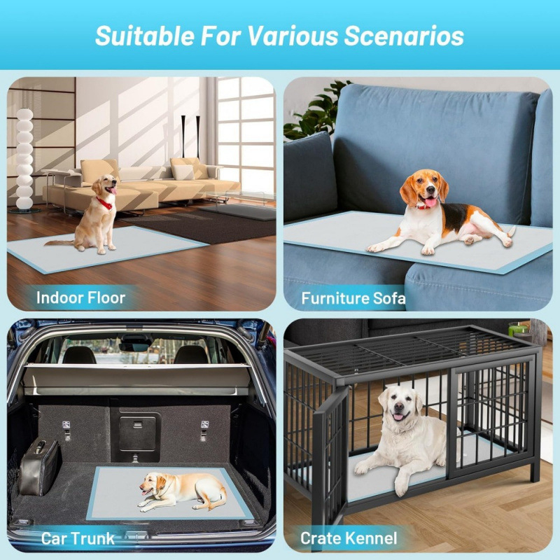 Vienkartinis netkanos audinio kilimėlis gyvūnams, storesnis šuns įdėklas