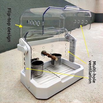 Φορητό κλουβί πτηνών για εξορμήσεις, πλαστικό, μάρκα DIY, για πτηνά