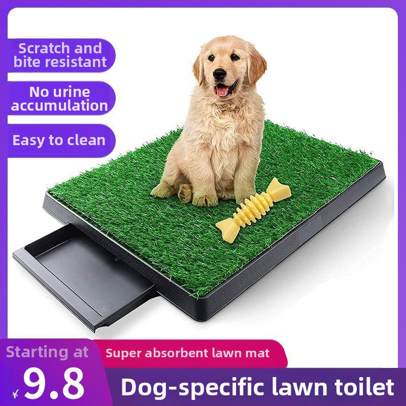 Viduje šunų tualetas su PE dirbtine veja šlapinimui ir tuštinimui