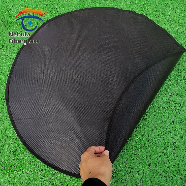 Пожароустойчива завивка за барбекю (Yundu) - фибростъклена тъкан, висока температура, модел FGT, защита на пода и тревата