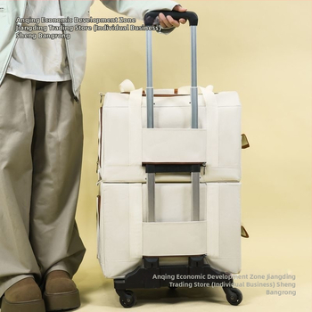 Τσάντα μεταφοράς κατοικίδιων με ρόδες, διόροφο σχέδιο για δύο κατοικίδια, αναπνέουσα, υλικό PP