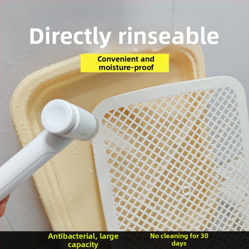 Μάτ για άμμο γάτας, διπλού επιπέδου έλεγχος άμμου, αντιδιαρροή, αντιπιτσιλίσεις, από ύφασμα