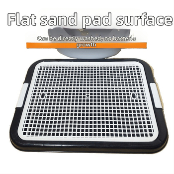 Μάτ για άμμο γάτας, διπλού επιπέδου έλεγχος άμμου, αντιδιαρροή, αντιπιτσιλίσεις, από ύφασμα