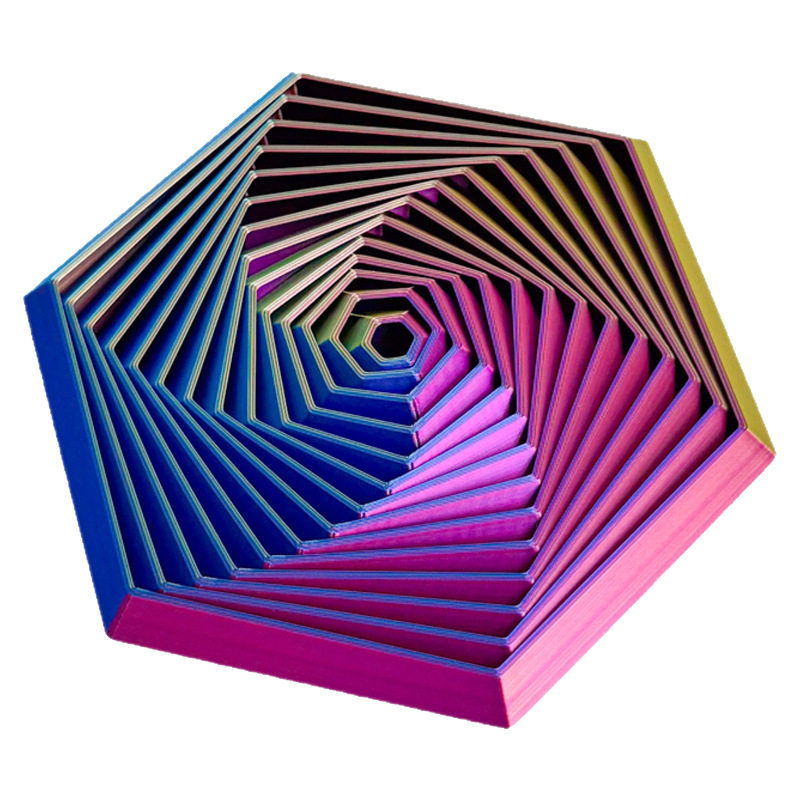 Драконоподобен орнамент за облекчаване на стреса, PLA материал, леене, стил модерно изкуство.