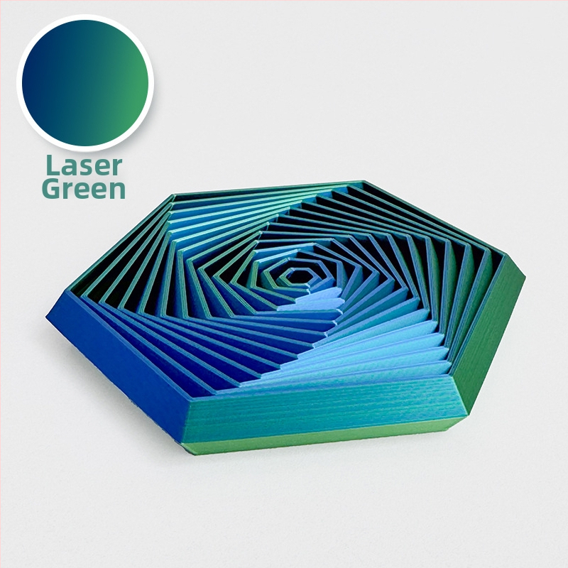 Драконоподобен орнамент за облекчаване на стреса, PLA материал, леене, стил модерно изкуство.