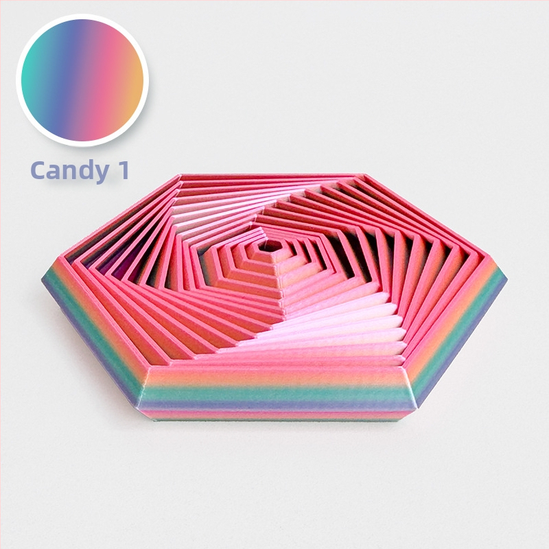 Драконоподобен орнамент за облекчаване на стреса, PLA материал, леене, стил модерно изкуство.