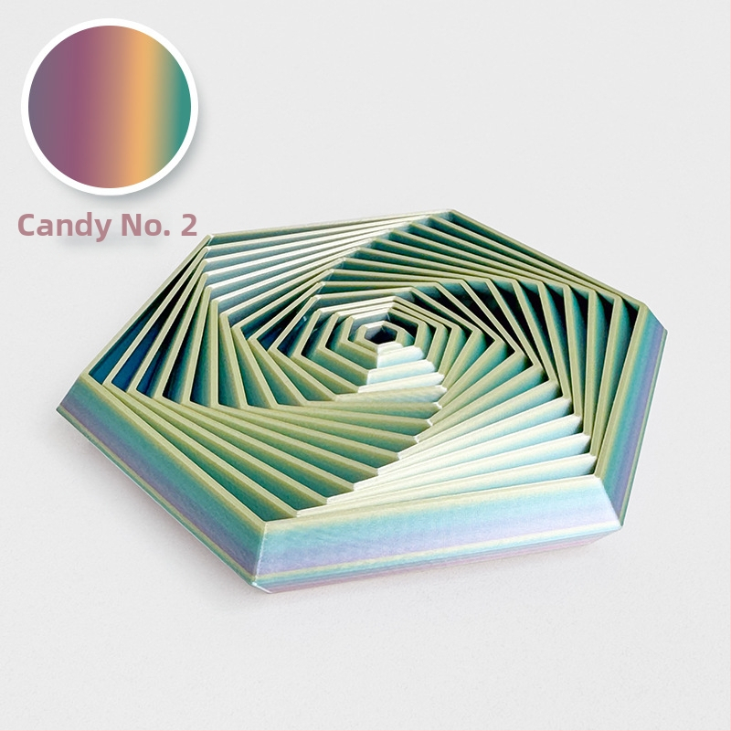 Драконоподобен орнамент за облекчаване на стреса, PLA материал, леене, стил модерно изкуство.