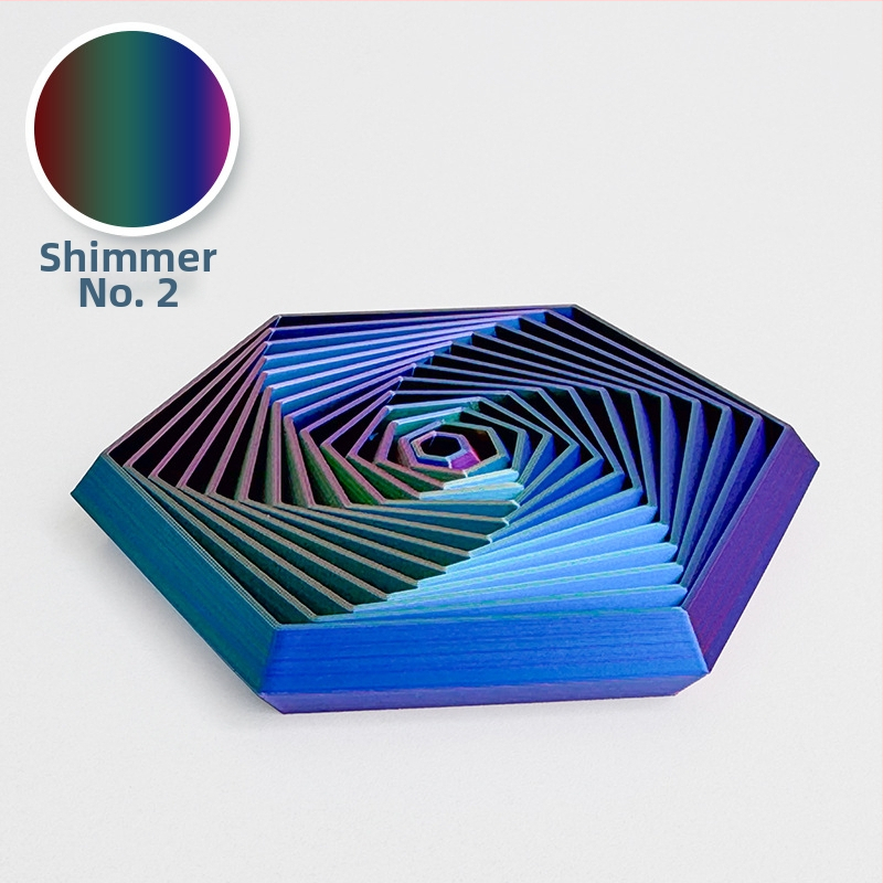 Драконоподобен орнамент за облекчаване на стреса, PLA материал, леене, стил модерно изкуство.