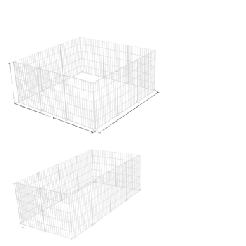 Κλουβί για κατοικίδια από μεταλλικό πλέγμα, εσωτερικό φορητό για σκύλους