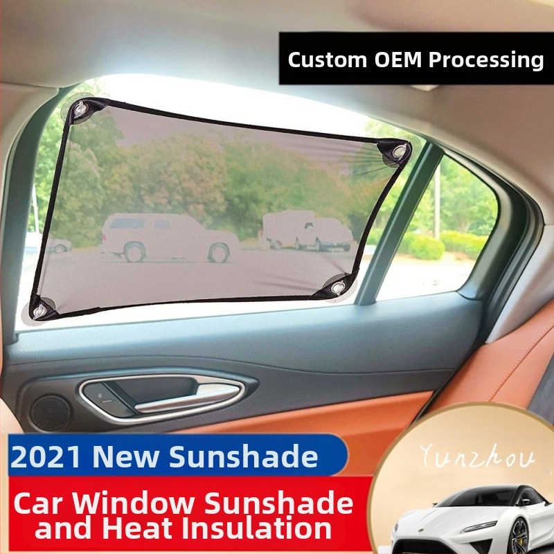 Pielāgota automašīnas loga tīkla saules aizsargs - poliesters, caurspīdīgs, pakaramā veids, universāla lietošana