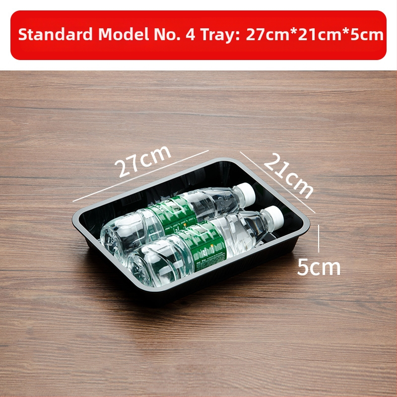 Stačiakampė plastikinė lėkštė mėsai ir delikatesams, kinų stilius