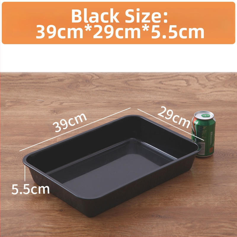 Stačiakampė plastikinė lėkštė mėsai ir delikatesams, kinų stilius