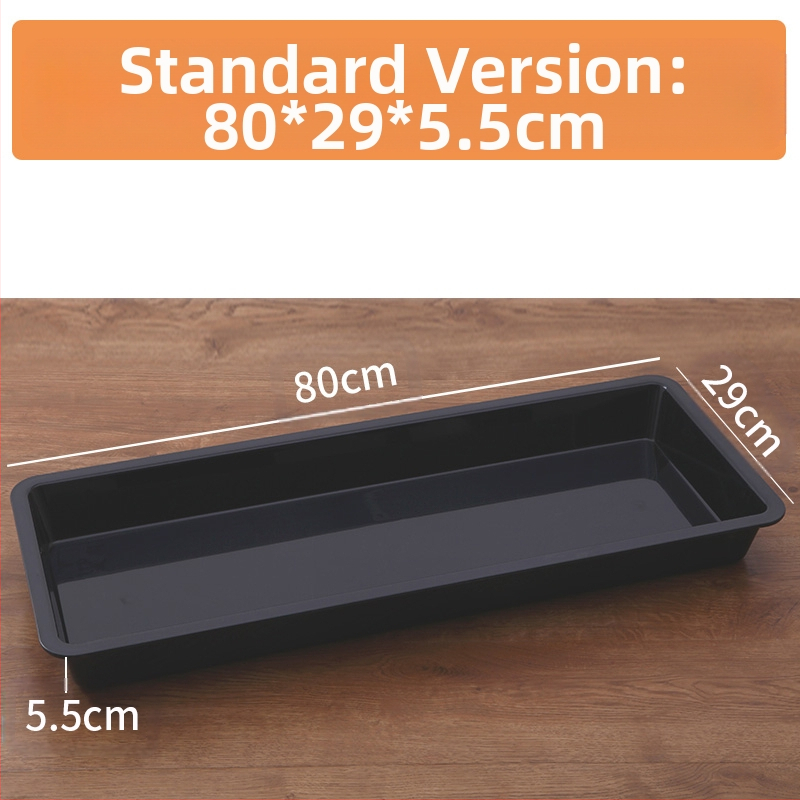 Stačiakampė plastikinė lėkštė mėsai ir delikatesams, kinų stilius