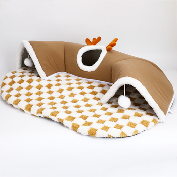 Xinerchang Κατοικία Γάτας με Τούνελ — Shu Velvet, Κατοικία Γάτας, Καταφύγιο για Κατοικίδια, Τούνελ Παιχνιδιού Κρυφτού