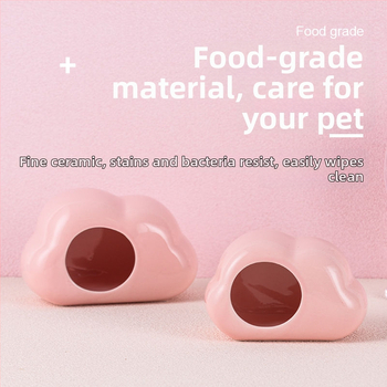 Κεραμική φωλιά για χάμστερ σε σχήμα συννεφιού – ψύξη, διάχυση θερμότητας και καταφύγιο