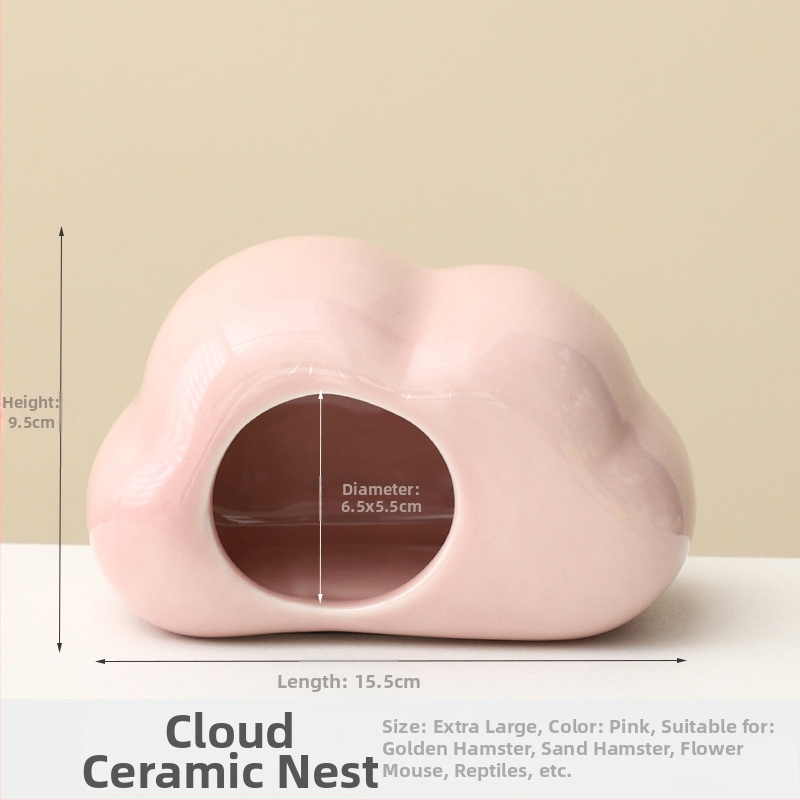 Keramikā ligzda hamsteram mākoņa formā – dzesēšana un karstuma novadīšana