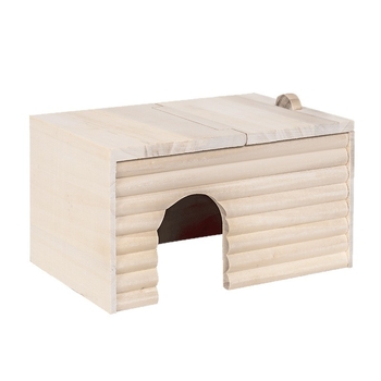 Ξύλινο σπιτάκι για χάμπστερ από την Honghai, κατάλληλο για όλες τις εποχές