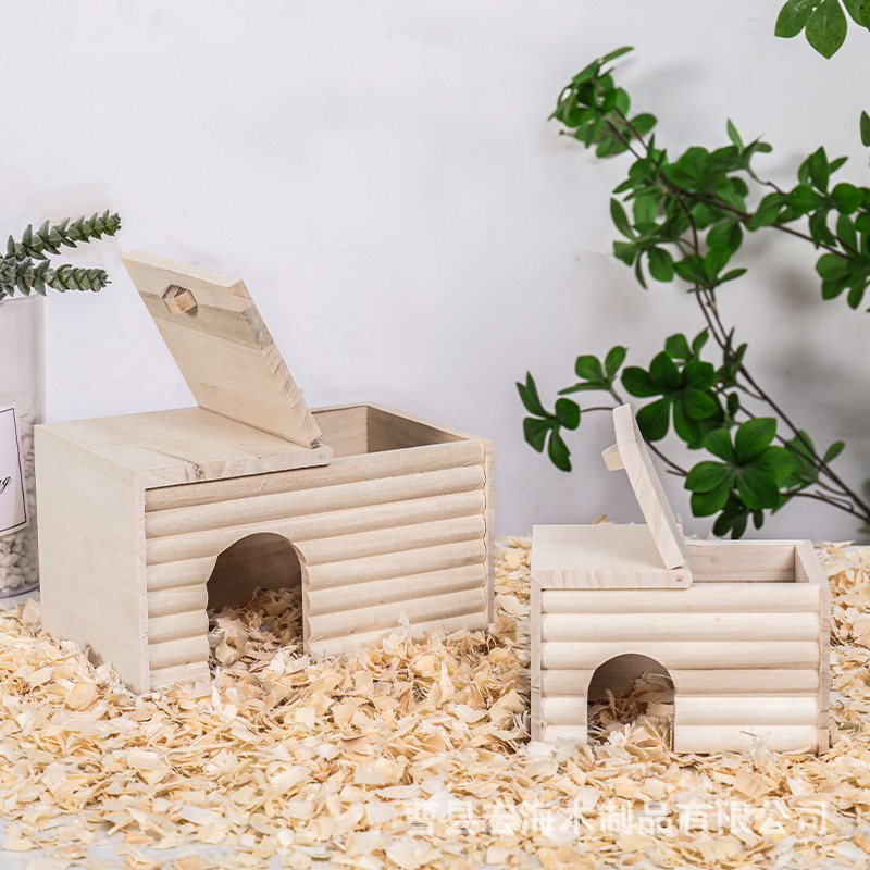 Koka hamstera mājiņa no Honghai zīmola, piemērota visām sezonām