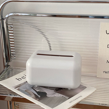 Θήκη χαρτοπετσέτων με μηχανισμό ελατηρίου αποθήκευσης, βορειοευρωπαϊκό μινιμαλιστικό σχέδιο, χωρητικότητα 2L, κατάλληλη για σαλόνι, υπνοδωμάτιο και εστιατόριο