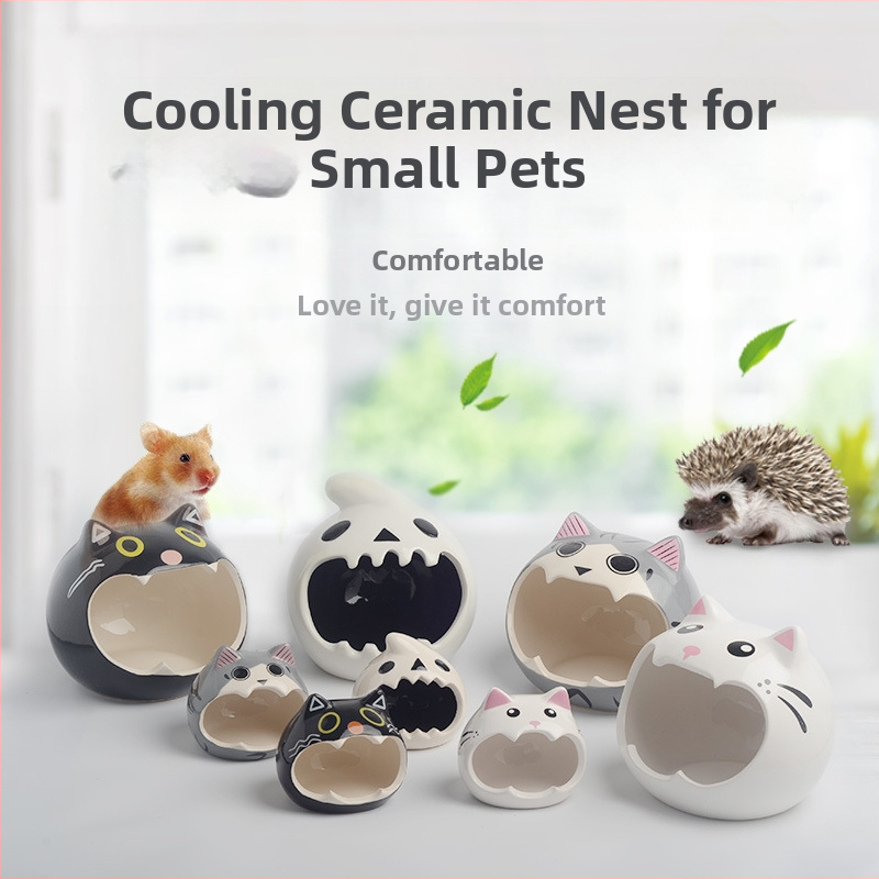 Keramikas hamstera ligzda vasaras dzesēšanai, nav importēta, piemērota hamsterim