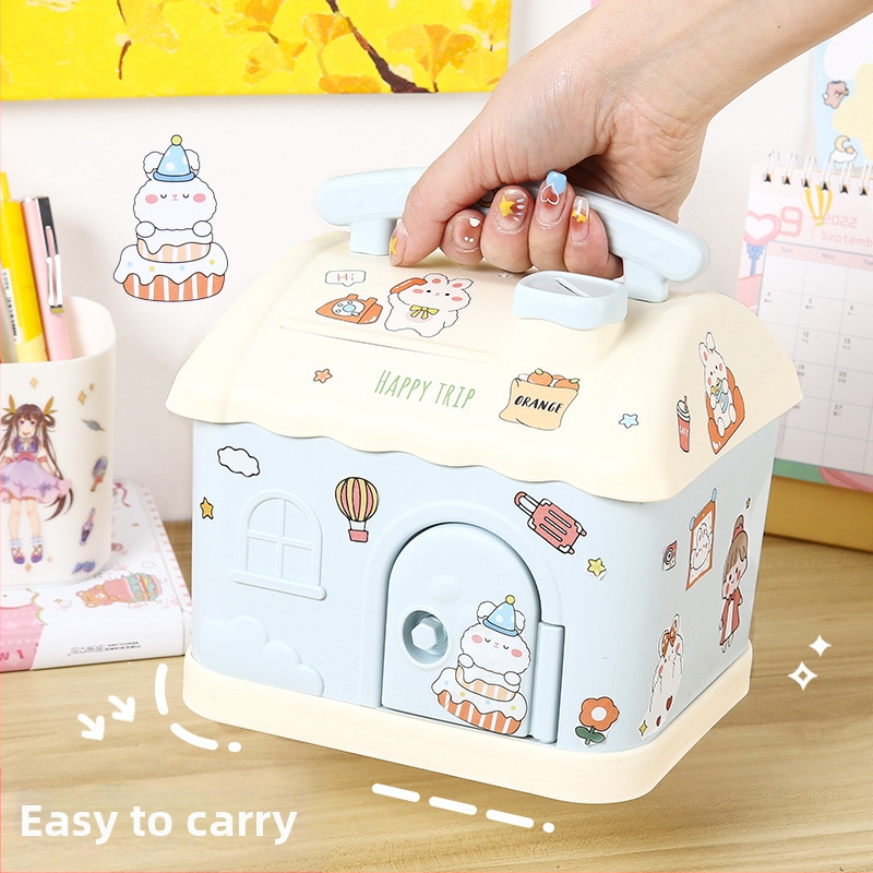 Meow Ear Карикатурна пластмасова детска касичка – блистерна опаковка