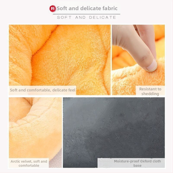 Μαξιλάρι καθίσματος κατοικίδιων για σκύλους — Ζεστασιά το χειμώνα, Τέσσερις εποχές, Γέμισμα PP βαμβάκι