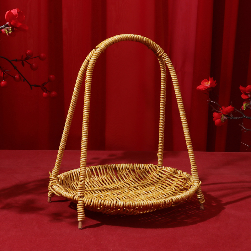 Plastikinis daugiaaukštis užkandžių ir vaisių krepšys – FG prekės ženklas, kategorija Laimingas krepšys, vestuvėms (Medžiaga: plastikas; Prekės ženklas: FG; Kategorija: Laimingas krepšys; Naudojimo atvejis: Vestuvės)