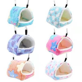 Hamstera karājošā ligzda ar dubultu telpu, kokvilnas hamaks, silts un aukstumizturīgs.