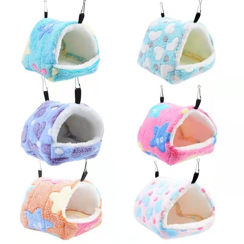 Hamstera karājošā ligzda ar dubultu telpu, kokvilnas hamaks, silts un aukstumizturīgs.