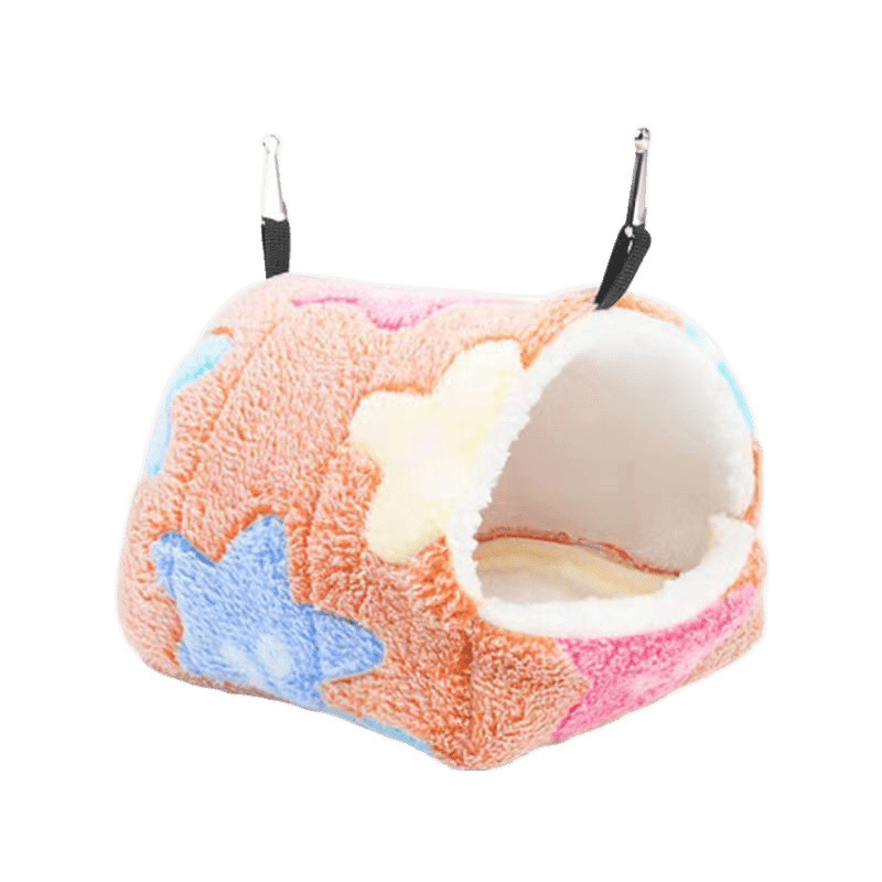 Hamstera karājošā ligzda ar dubultu telpu, kokvilnas hamaks, silts un aukstumizturīgs.