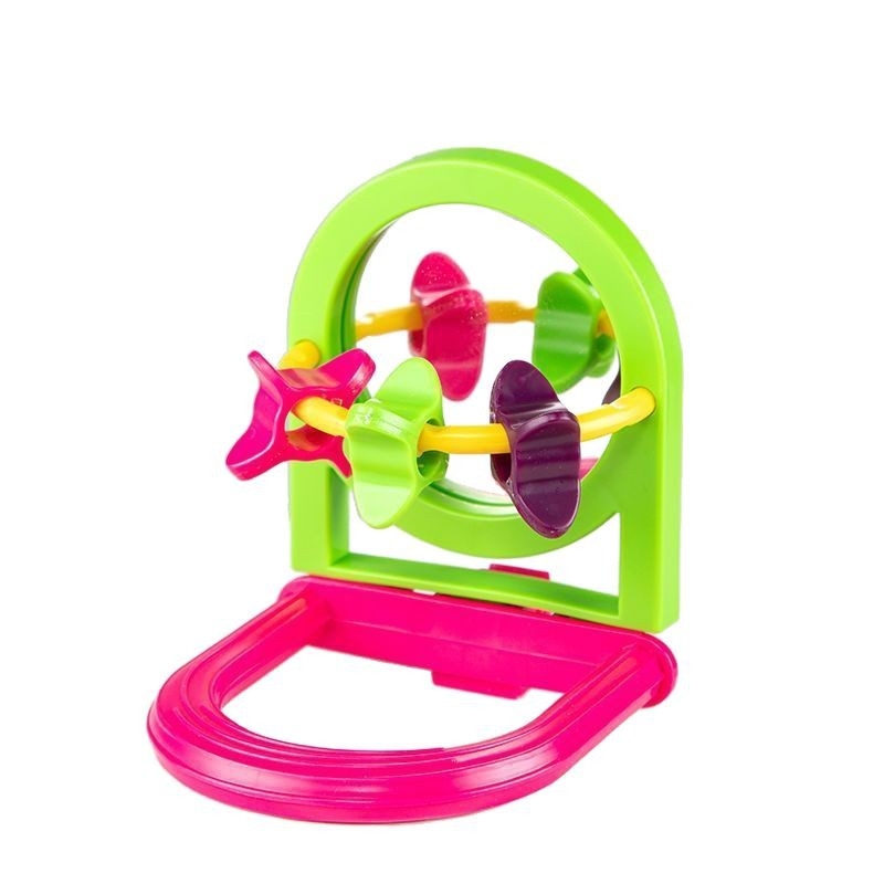 Madárketrec játék a saját szórakoztatásra és rágásra – műanyag tükrös játék Pro-pet, madarak számára, eredet Shandong