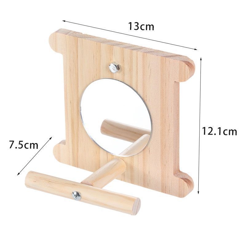 Madárketrec játék a saját szórakoztatásra és rágásra – műanyag tükrös játék Pro-pet, madarak számára, eredet Shandong