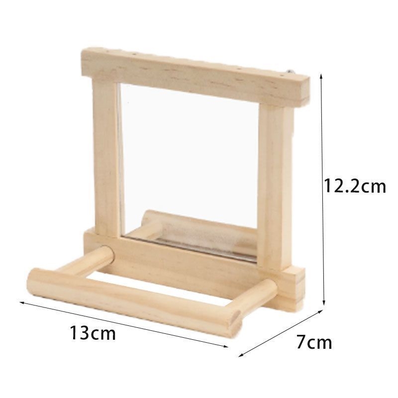 Madárketrec játék a saját szórakoztatásra és rágásra – műanyag tükrös játék Pro-pet, madarak számára, eredet Shandong