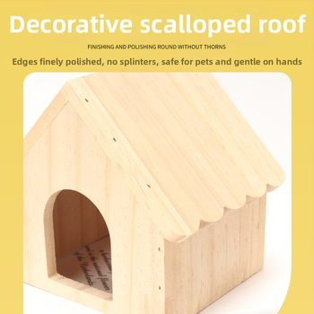 Ξύλινο σπιτάκι για χάμστερ με πλατφόρμα και σκάλα, καταφύγιο (Υλικό: Ξύλο; Μάρκα: Penta Forest; Αντικείμενο: Χάμστερ; Περίοδος: Καθολική)