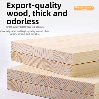 Ξύλινο σπιτάκι για χάμστερ με πλατφόρμα και σκάλα, καταφύγιο (Υλικό: Ξύλο; Μάρκα: Penta Forest; Αντικείμενο: Χάμστερ; Περίοδος: Καθολική)