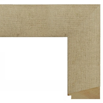 Триминг лента за фоторамки - масивно дърво, вътрешна рамка, повърхност с ръчни вдлъбвания, стил лайт лукс, без формалдехид