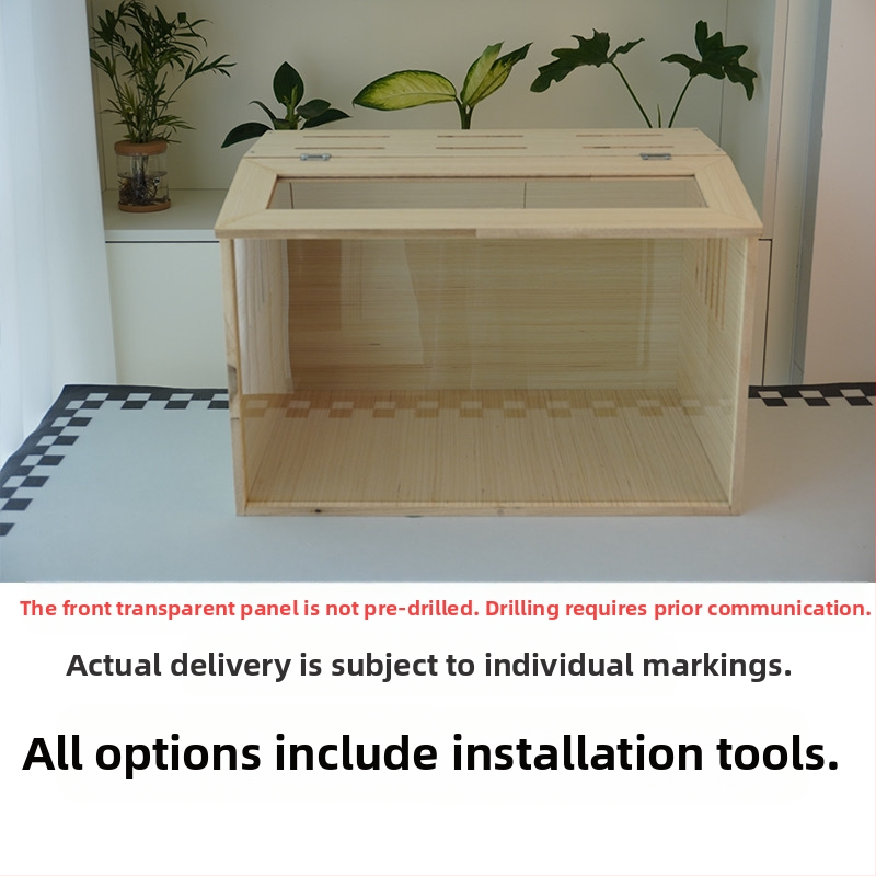 Дървена развъдна клетка за хамстери – пълен комплект за отглеждане (Материал: дърво; Обект: хамстер; Бранд: Друг)