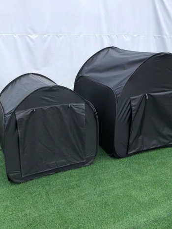 Iekštelpu saliekamā telts ar bumbu baseina aizsargu bērniem; vienslāņu konstrukcija, tērauda rāmis, Oxford audums, ūdensnecaurlaidība 2000–3000 mm